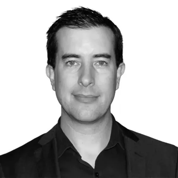 Black and white portrait of Craig Bennett, Founder and Director of Centre of Business